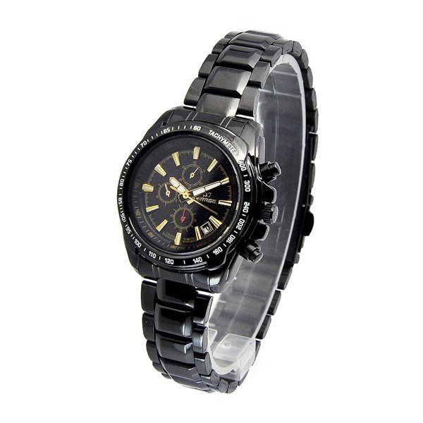 Jam Tangan Wanita Mirage 8305 Full Hitam Original