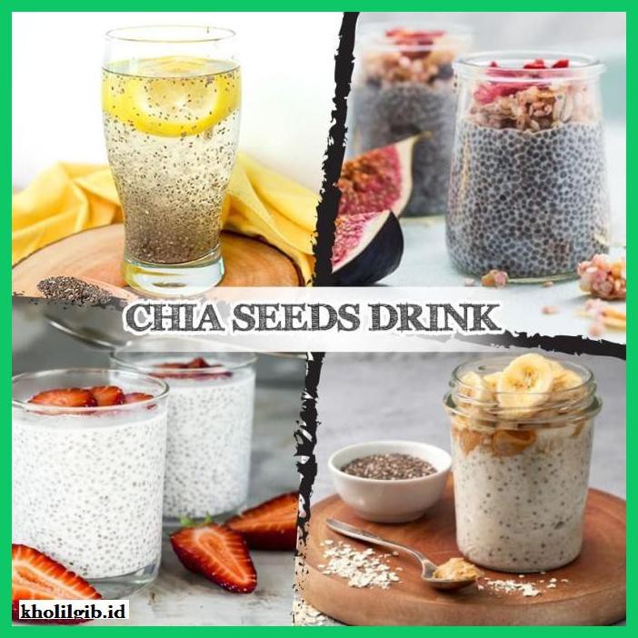 

Makanan-Kering- Pure Chia Seed Mexico Organic 100% - Chiaseed Grade Premium Quality - Organic 100Gr