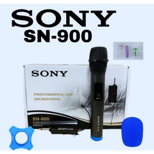 GROSIR MIC/MICROPHONE SONY WIRELESS SN 900 UHF CHARGER