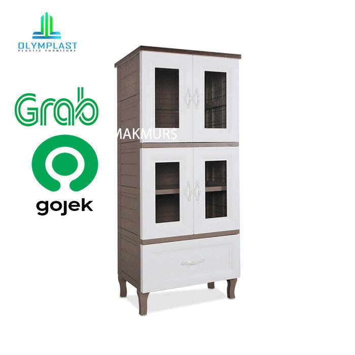 

Cabinet | Lemari Pakaian/ File/ Locker Cabinet Olymplast Kaca/ Olc 2K1L