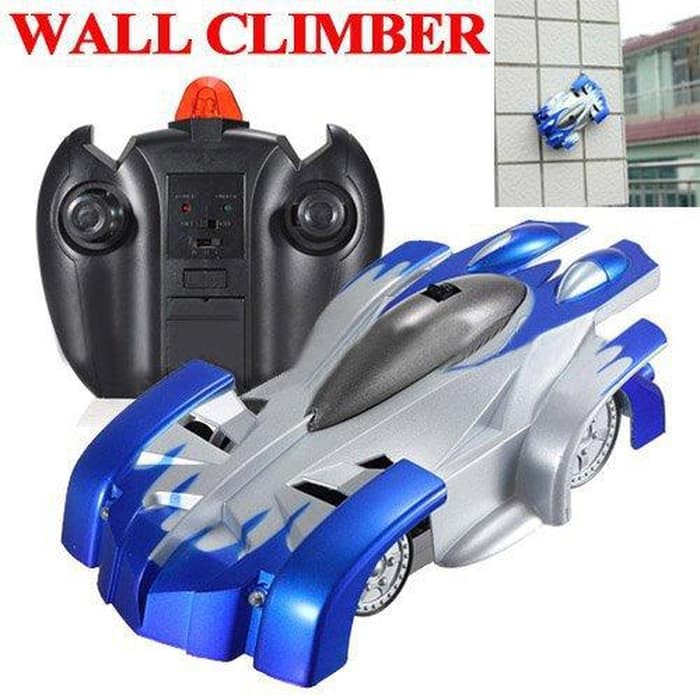 remote control car sticks to wall