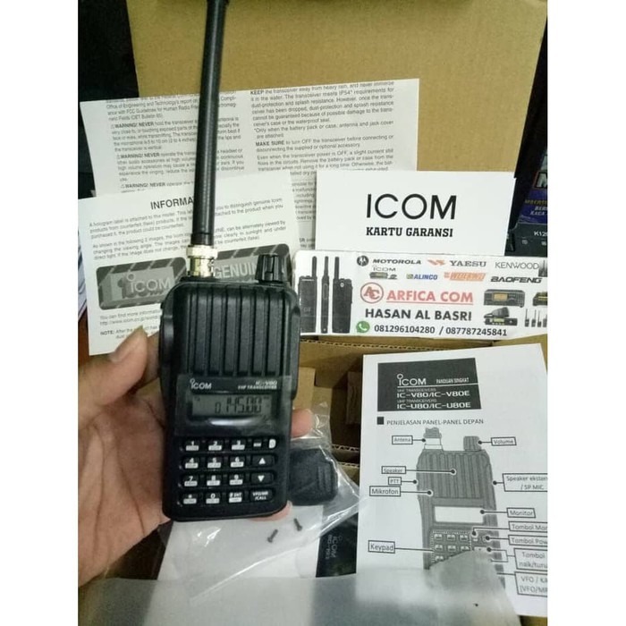 HT ICOM IC V80 ORIGINAL 100 % MURAH