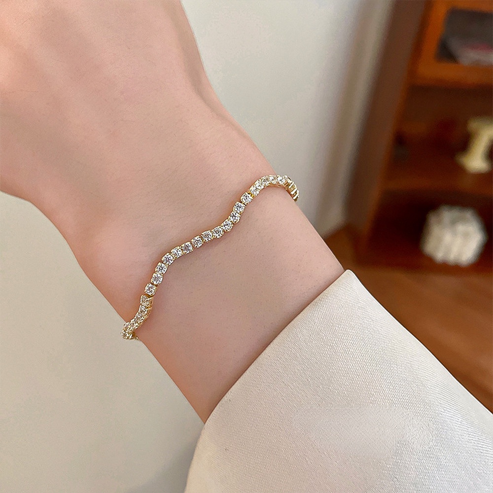 Gelang Tangan Wanita Desain Bunga Multi Warna Gaya Retro