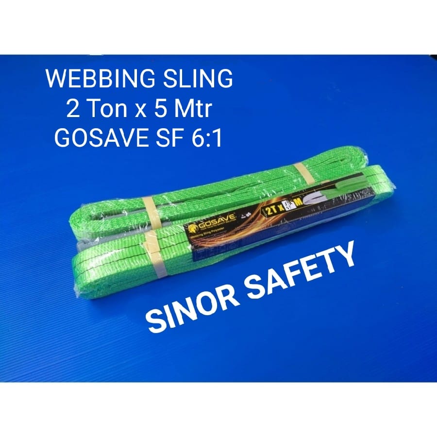 WEBBING SLING SAFETY 2 Ton x 5 Meter Tali Pengikat Pengangkat