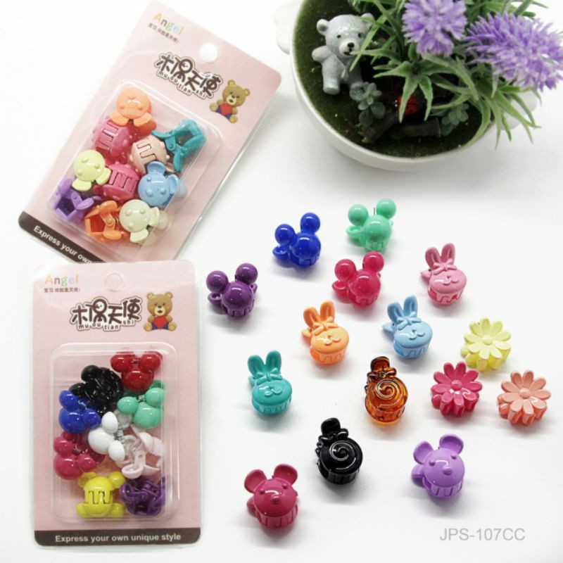 *JPS-107CC* JEPITAN KOREA MOTIF ISI 10 PCS ukuran 2cm