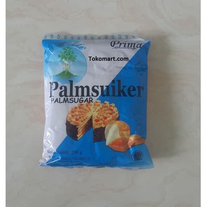 PALMSUIKER Bubuk Gula Merah - PALM SUGAR BIRU 250 gr - Prima - u Minuman / Kue / Roti