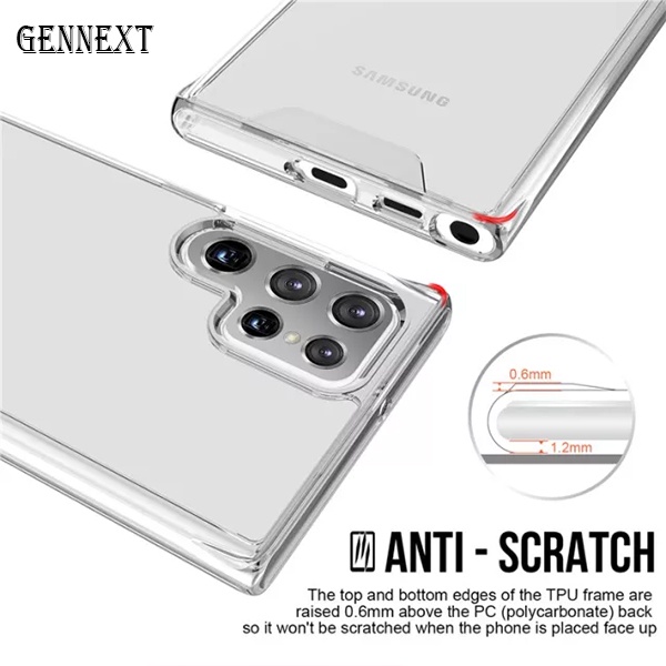 FA CASING SPACE CLEAR CASE IMPACT SAMSUNG GALAXY S22 S22PLUS S22ULTRA PLUS ULTRA FE SOFT SOFTCASE