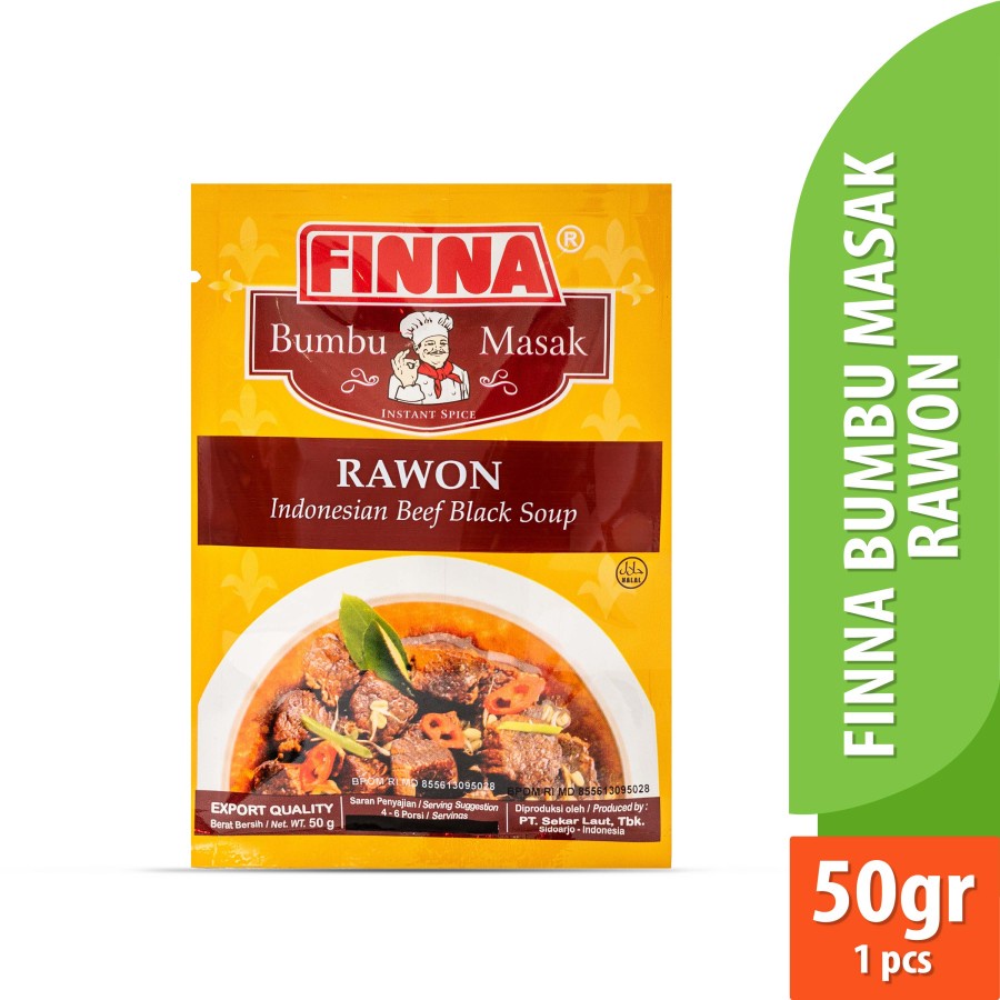 BUMBU MASAK RAWON FINNA 50GR SACHET HALAL