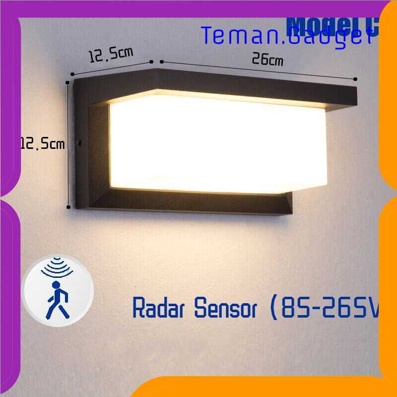 TG-DHA GAVT Lampu LED Dekorasi Rumah Motion Sensor Cool White 18W - C1