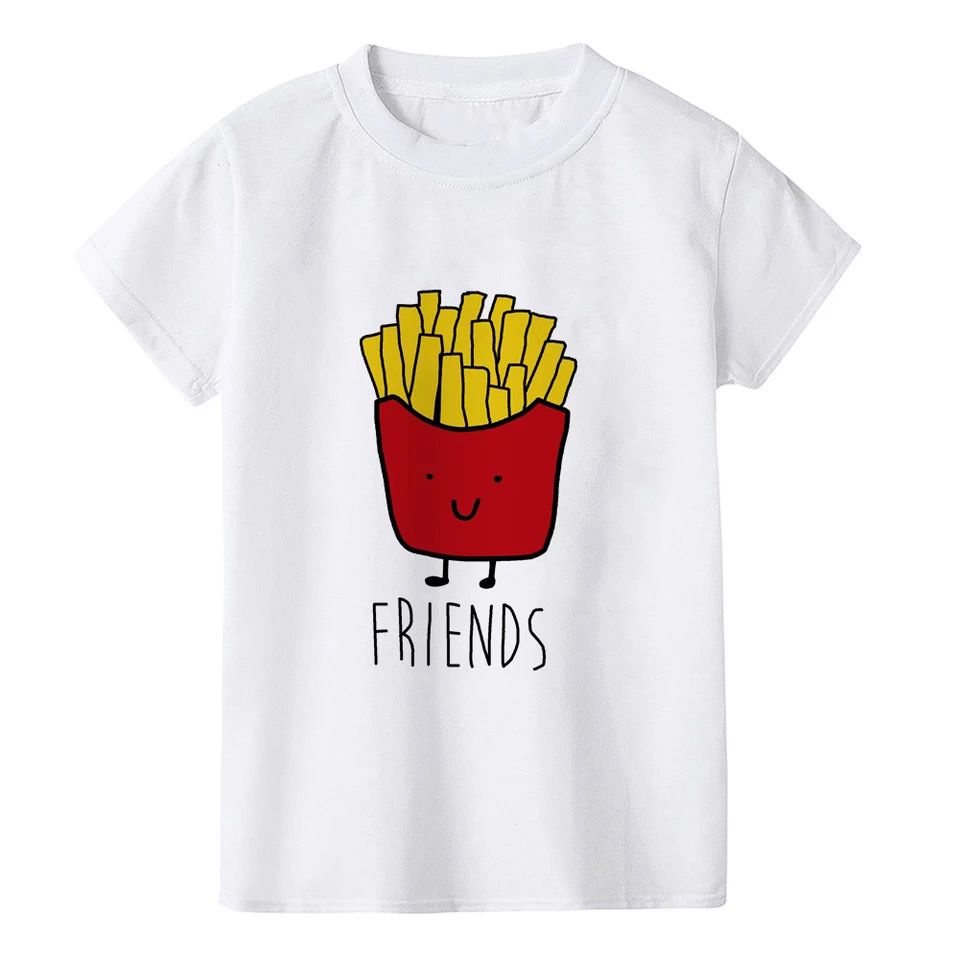 MYSTIQUE.ID-BAJU KAOS BESTFRIEND T-SHIRT LUCU DAN AESTHETIC