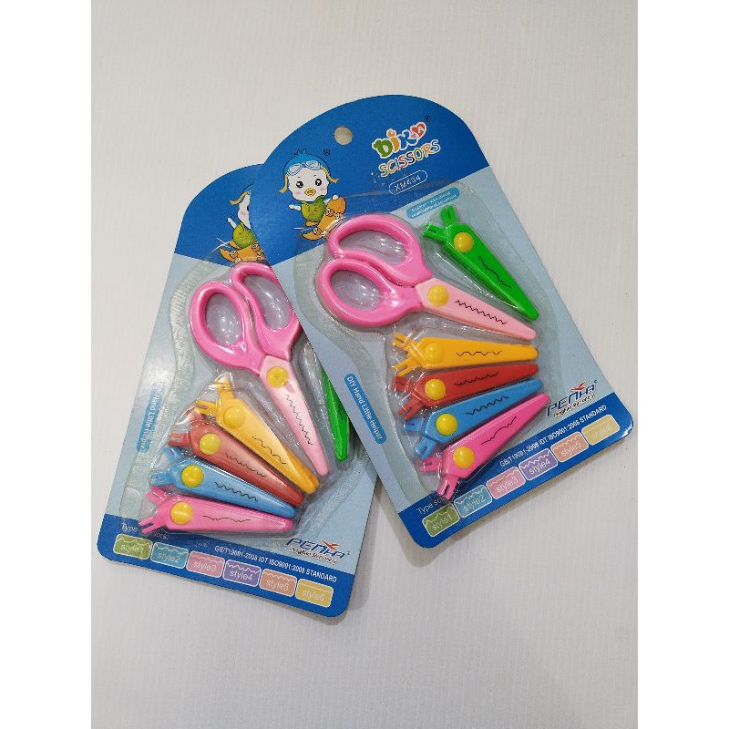 

Gunting Motif Set untuk DIY Gunting Jigjag Alat Perlengkapan DIY, Sekolah, Kantor