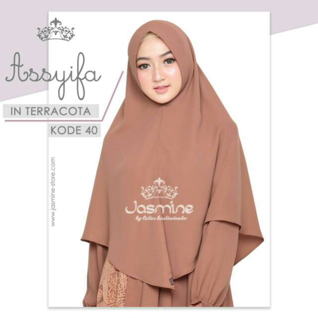 KHIMAR -JILBAB HIGH QUALITY ASYIFA BY JASMINE-KERUDUNG
