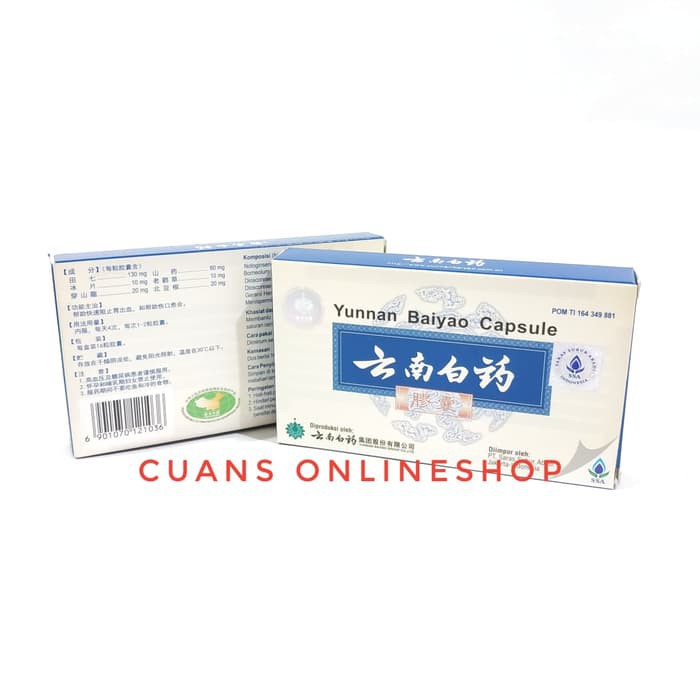 Yunan Baiyao Obat Untuk Luka Pukul Tabrak / Kapsul Yunnan Baiyao