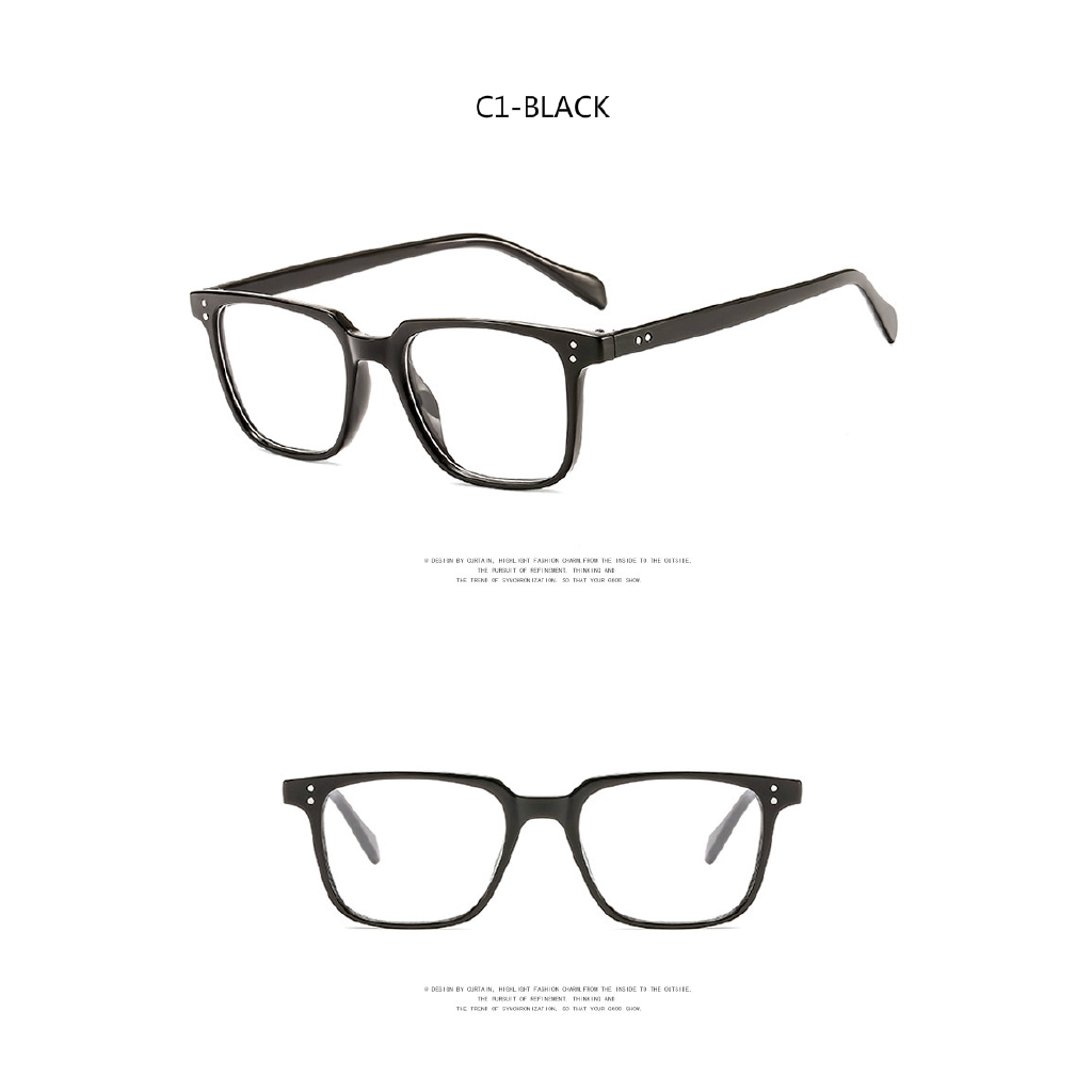 Fashion retro super light box men and women anti-blue light metal hinge glasses frame