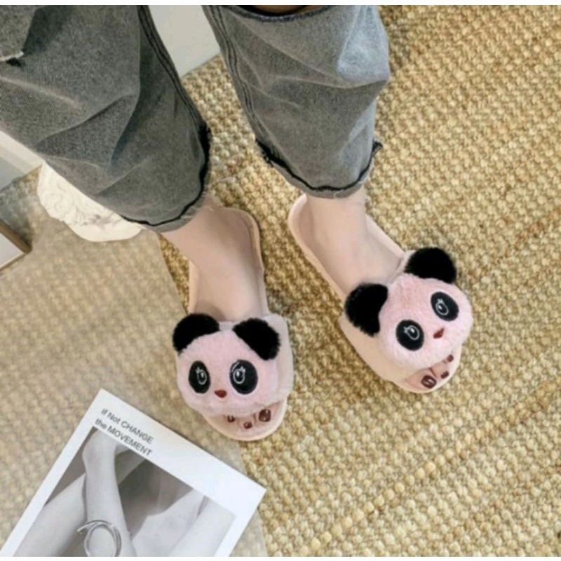 SANDAL KOKOP RASFUR MASAKINI KOKOP PANDA