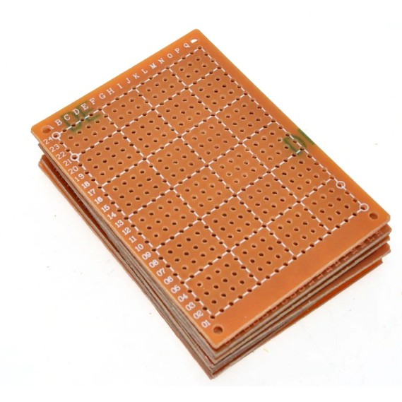 PCB Bolong lobang Lubang dot Matrix IC 5x7 cm 5x7cm 5*7 Fiber