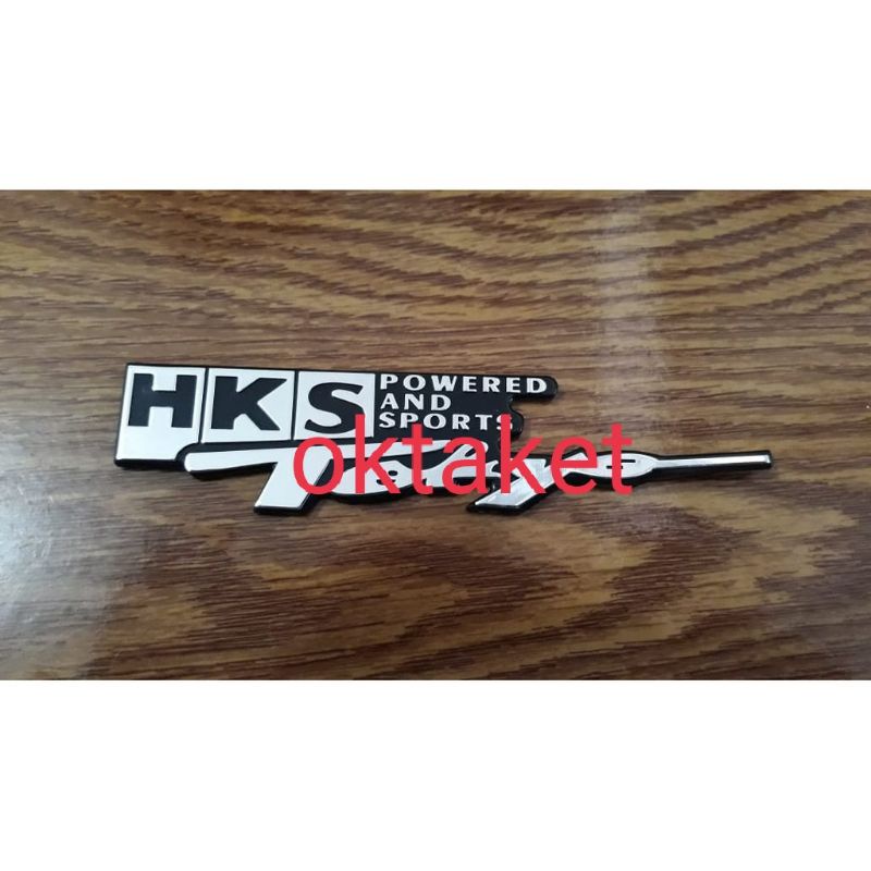emblem HKS Tokyo Power n sport mobil universal