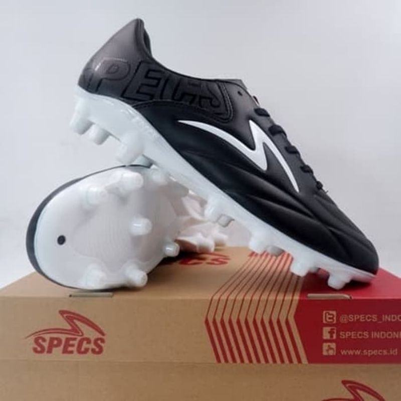 SEPATU BOLA SPECS ESTADIO FG BLACK/WHITE