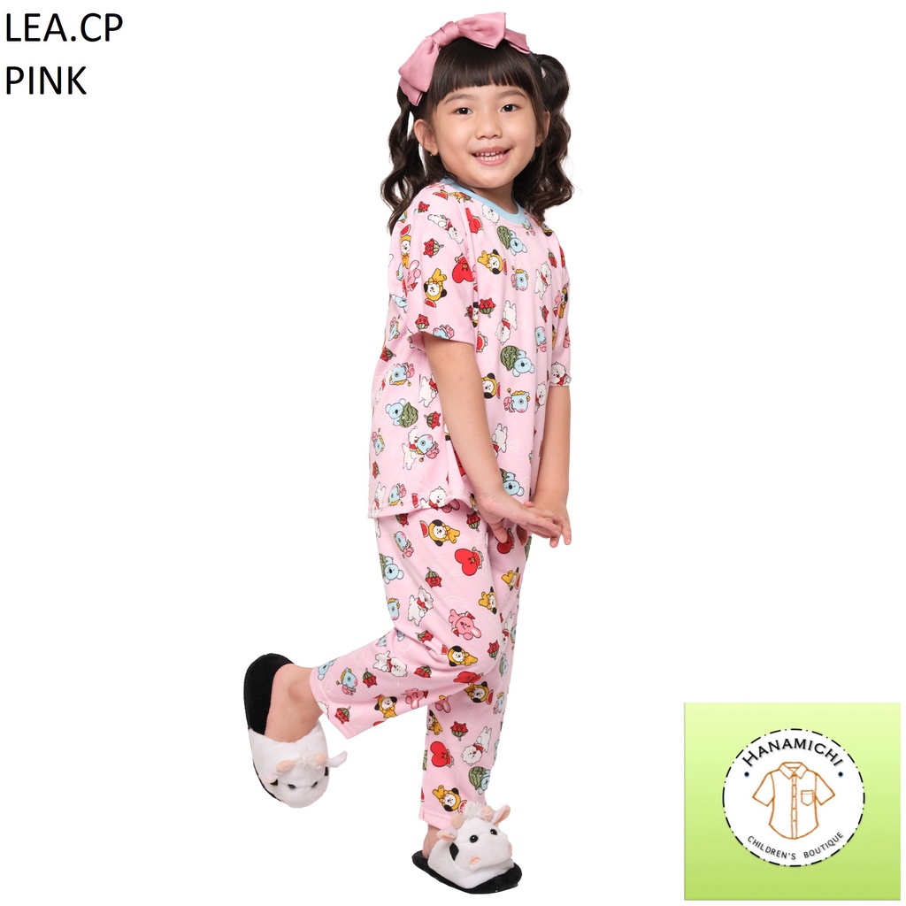 Hanamichi LEA.CP Setelan Baju Tidur Anak Lengan Pendek