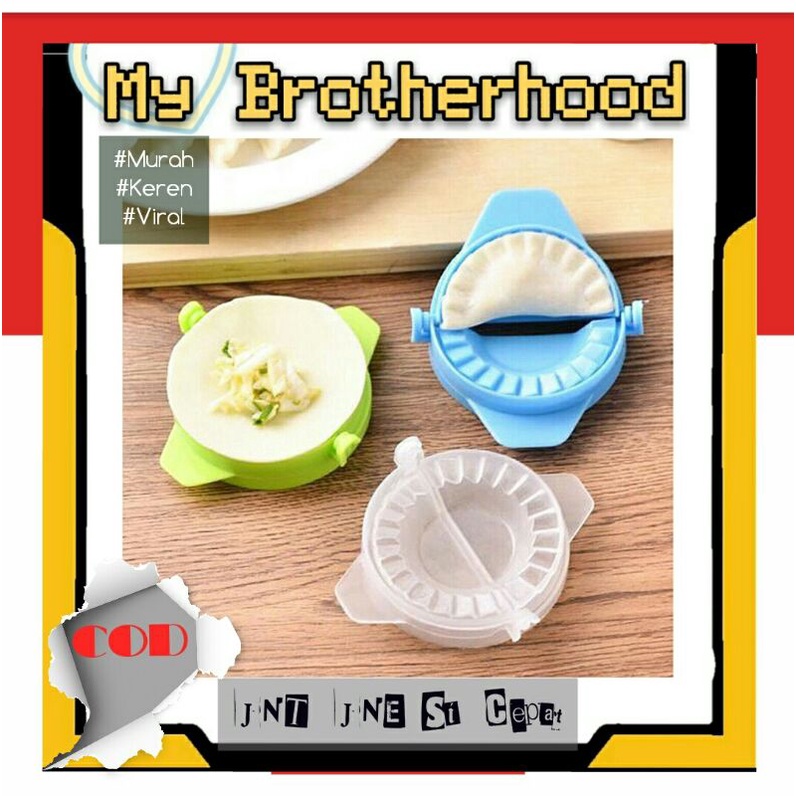 Manual Dumpling Mold Clip Plastik Cetakan Pangsit Pastel Cookies Aneka Warna Kuah Goreng Cetak Serab
