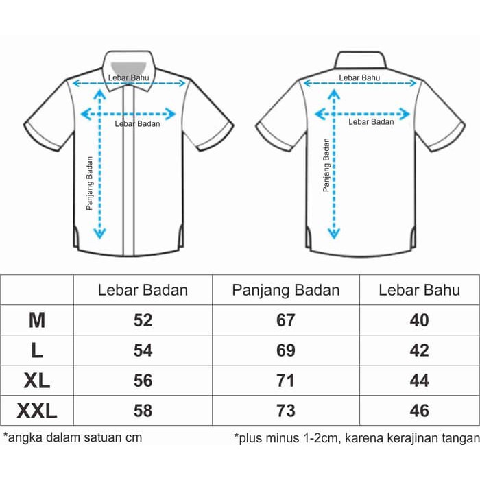 Seragam Kerja Drill / Baju kerja / Seragam karyawan / Baju drill / kemeja drill