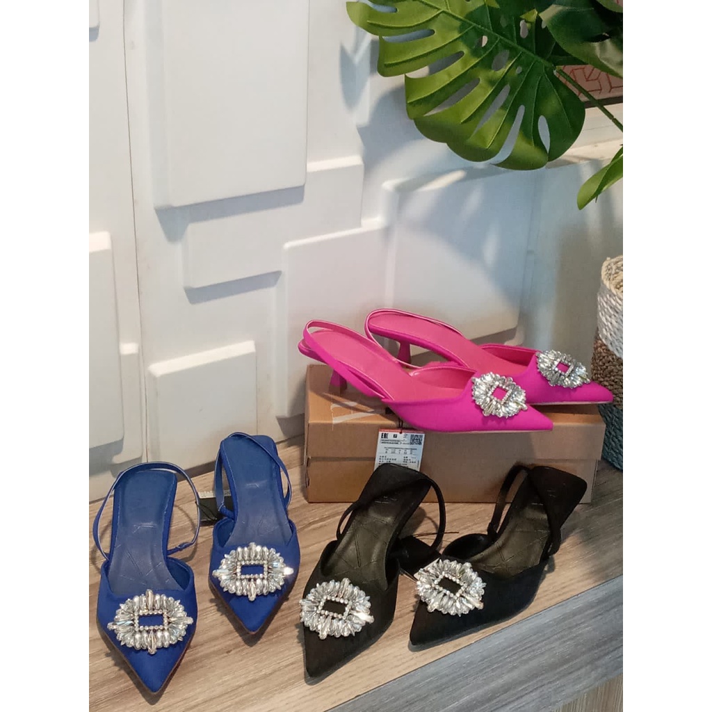 SANDAL HEELS WANITA IMPORT / ZARA HEELS BLINK NEW MODEL