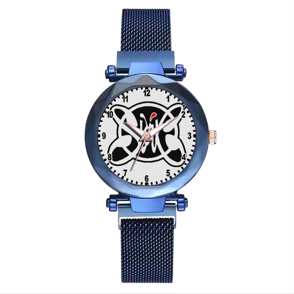 Jam Tangan Wanita Custom - SLANK MOTIF 5 Free Box &amp; Batre Cadangan