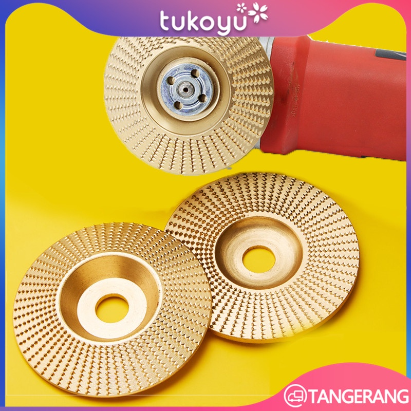 Mata Gerinda Parut Kayu Angle Grinder/Mata Gerinda Amplas Kayu/Wood Carving Wheel Tools/Angle Grinde