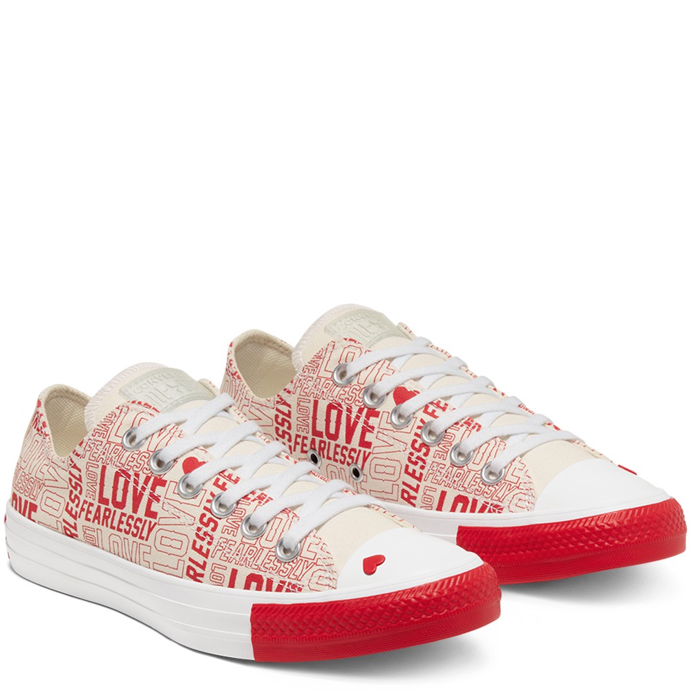 Converse CT AS Ox Low Love Fearlessly University Red Original BNIB