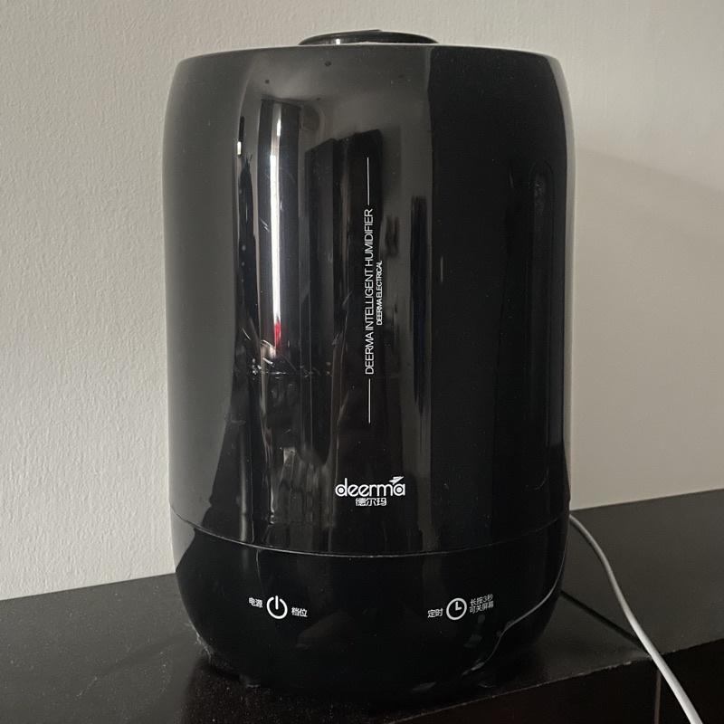 PRELOVED SECOND Xiaomi DEERMA F600 HITAM BLACK Air Humidifier 5L touch screen/timer