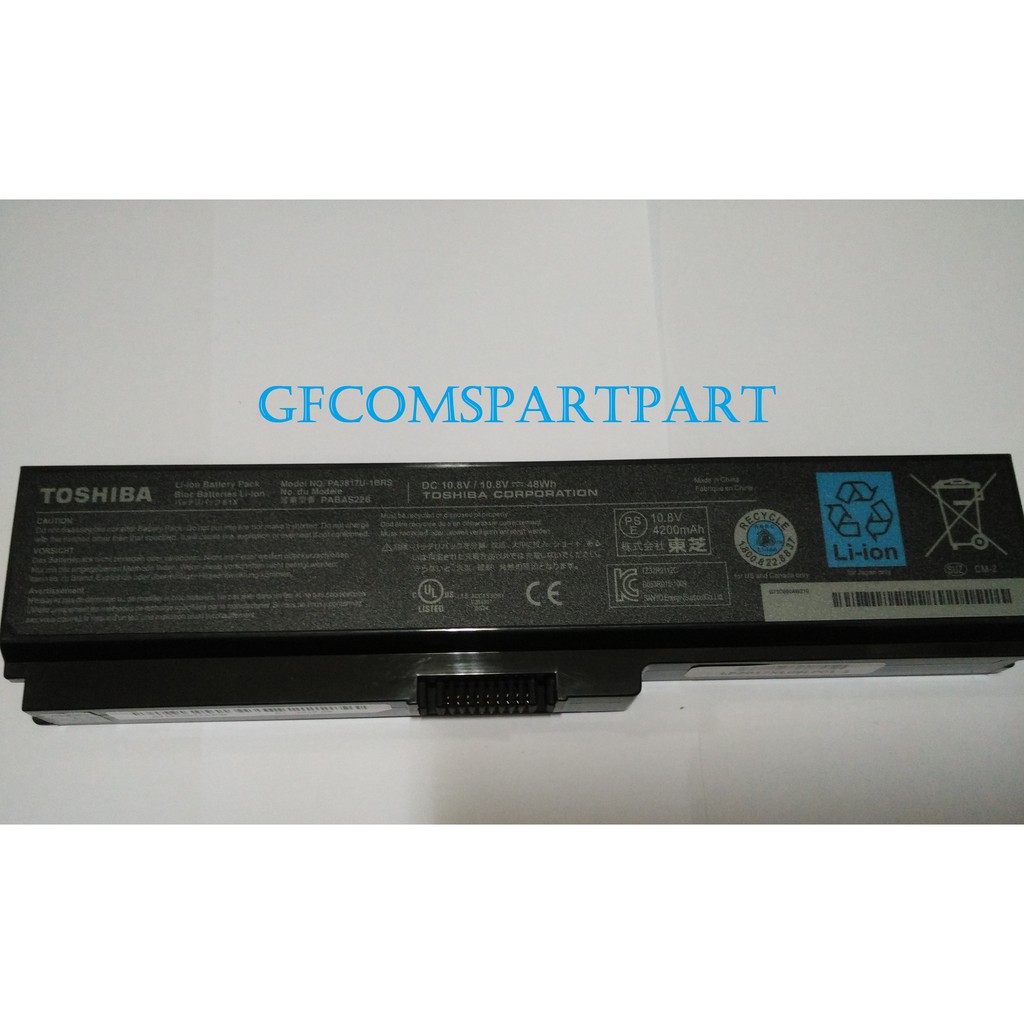 Jual baterai batrai battrei toshiba satelite L600 L645 L635 L745 C600 C640 C645 PA 3817-1BRS