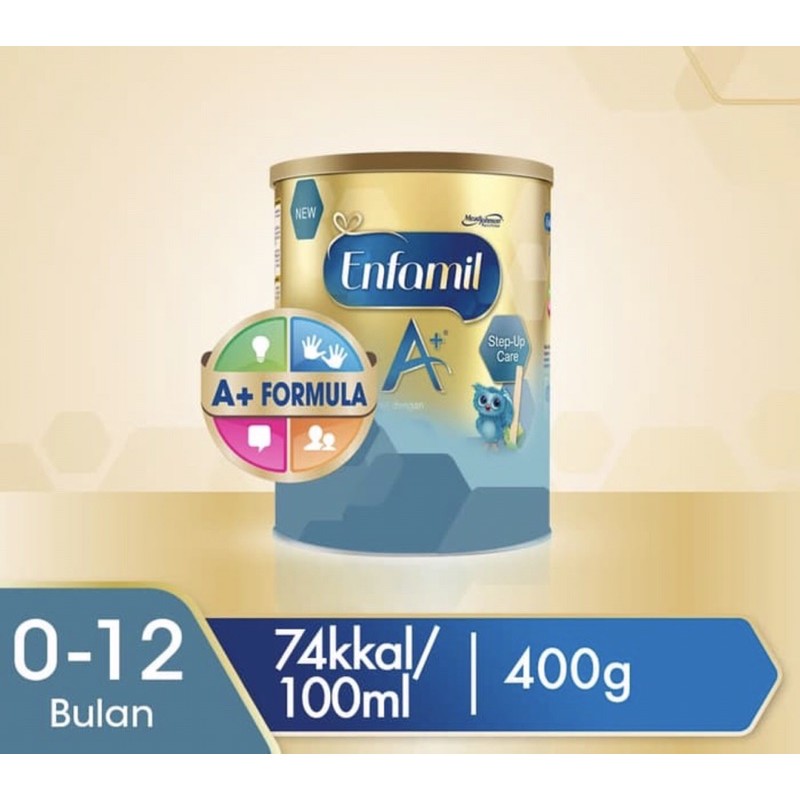 Enfamil A+ step up care 400 gram ( susu nutrisi khusus bayi premature &amp; BBLR )