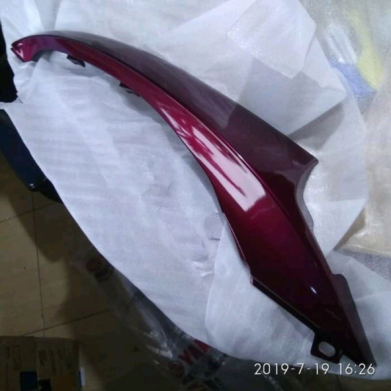 dek bawah kanan fino 125 ungu original yamaha