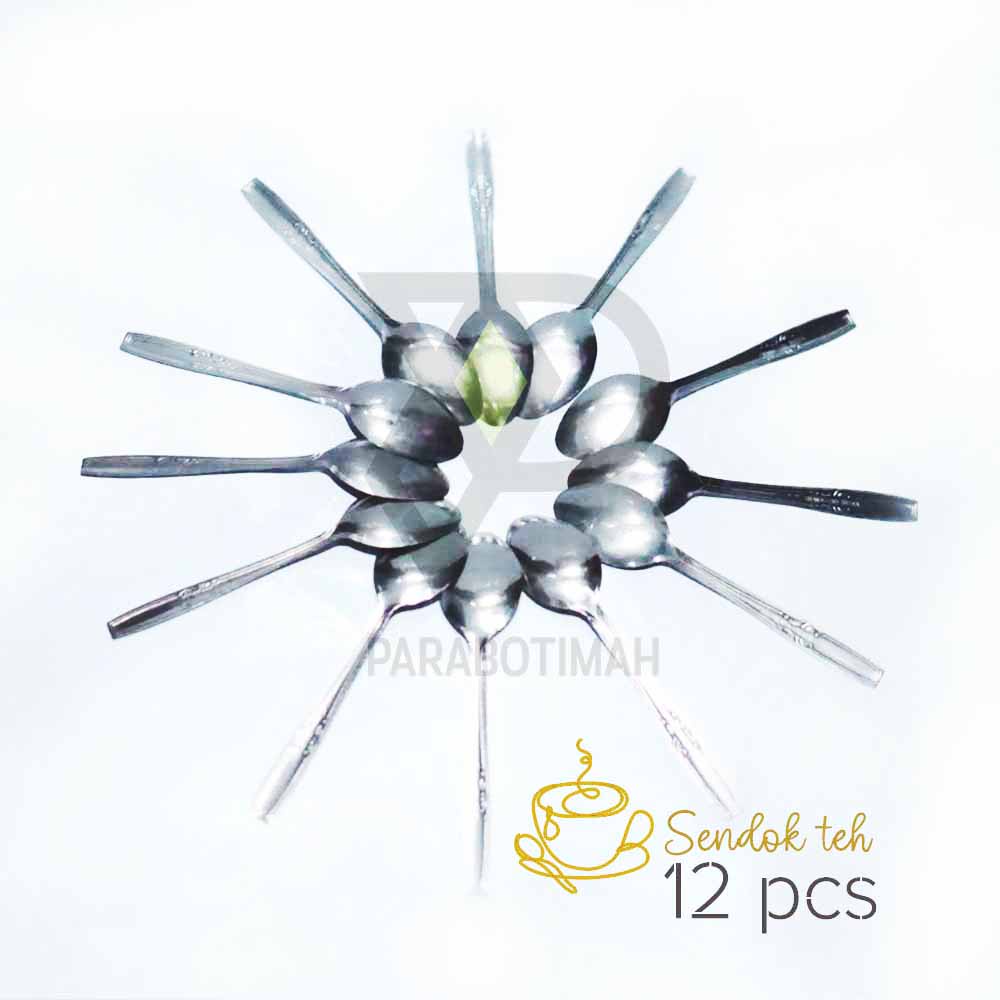 SENDOK TEH SENDOK KECIL SENDOK STAINLESS MURAH 1 LUSIN ready stock Bandung