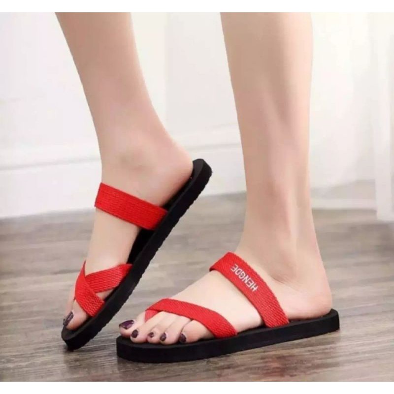 Sandal Wanita Dewasa Motif HENGDE Jepit Silang Jempol Terlaris