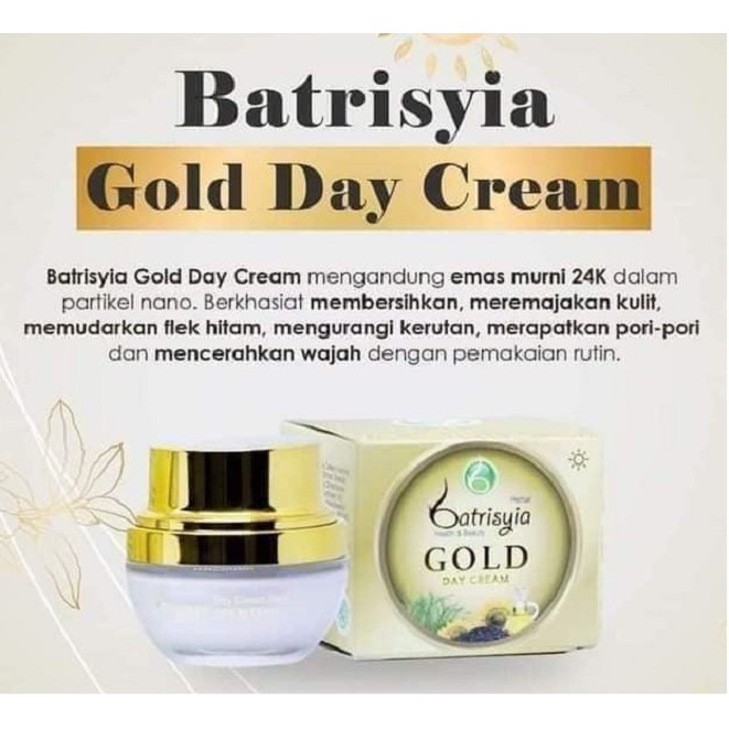 Batrisyia Herbal Gold Day Cream [15 gr]