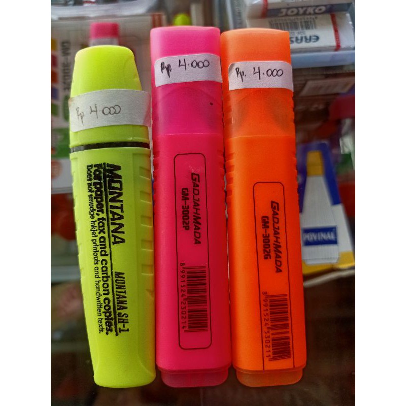 

Highlighter / Pewarna Tulisan / Stabilo