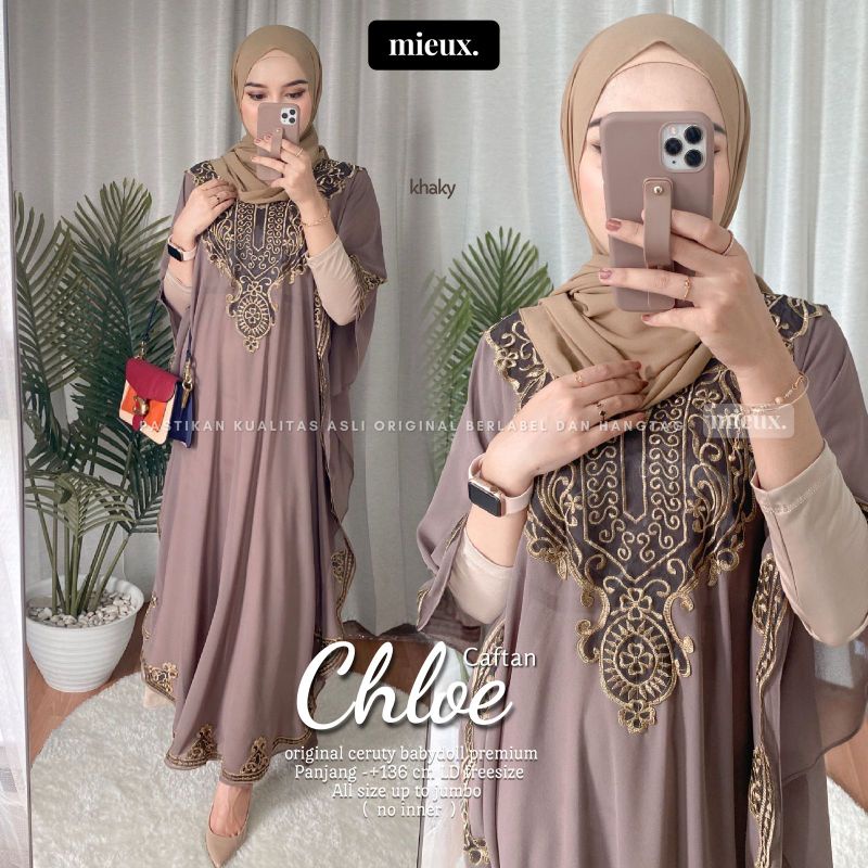 CHLOE KAFTAN kaftan bordir ceruty original mieux isyana