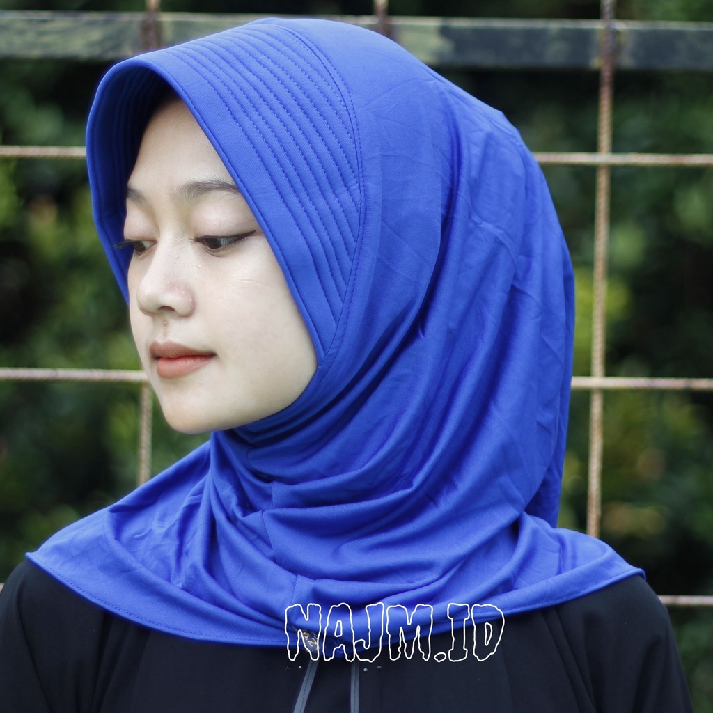 Hijab Sport Pendek • Jilbab Sport •