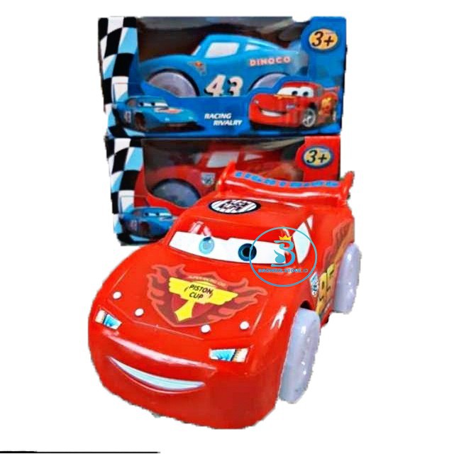 Mainan Anak Mobil Racing Sport Cars Bump And Go Ada Musik Dan Lampu-2