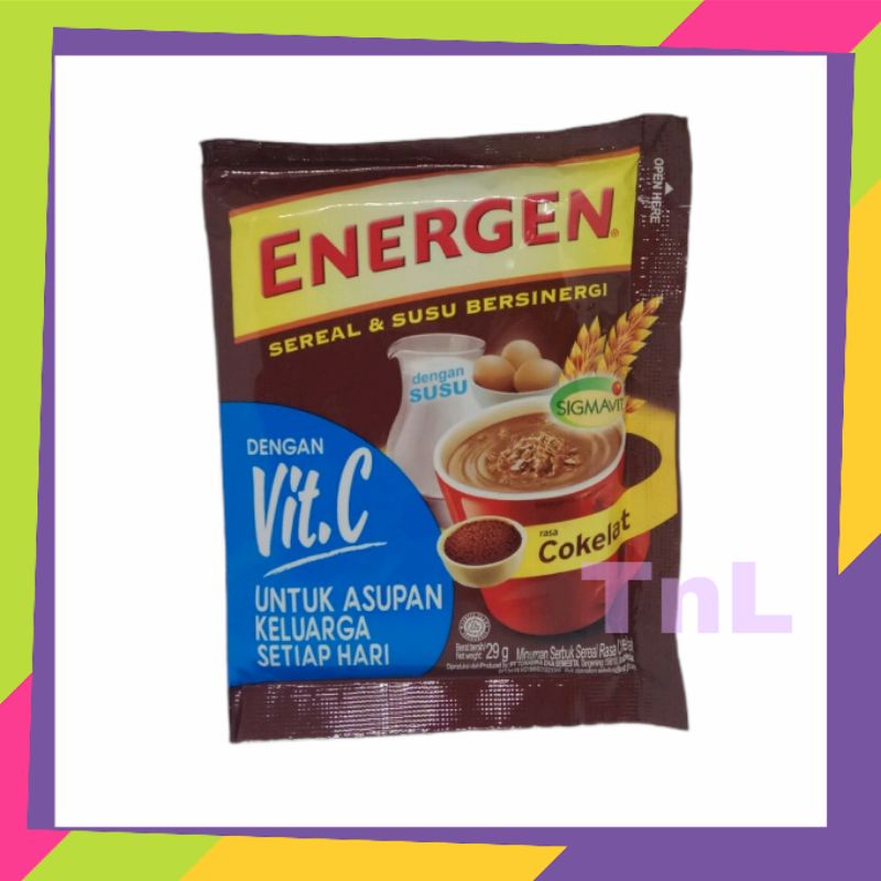 

[ TnL ] Energen Aneka Varian Vanilla , Cokelat, Jahe, Kurma, Kacang Hijau, Jagung isi 10 pcs