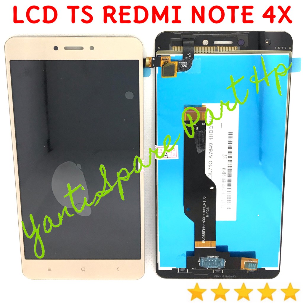 Lcd Touchscreen Xiaomi Redmi Note 4X Snapdragon Fullset Original Terlaris New