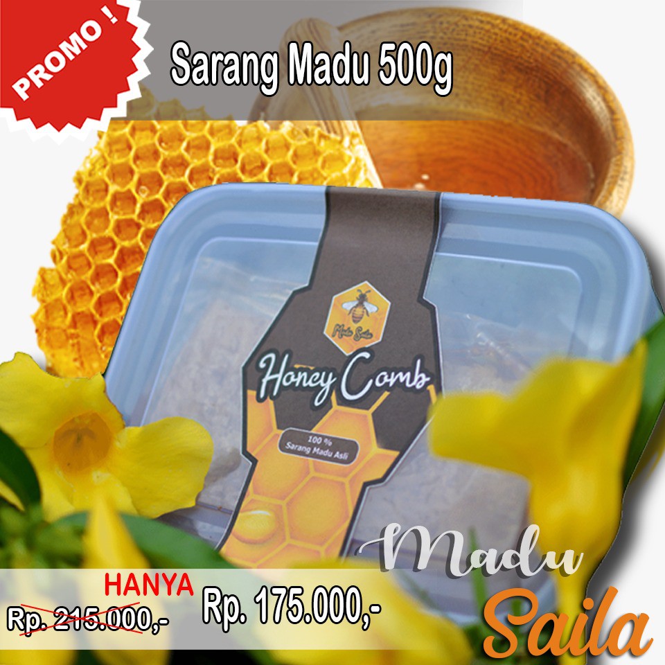 

Sarang Madu Saila 500ml MADU SARANG ASLI Menurunkan Kolesterol Jahat