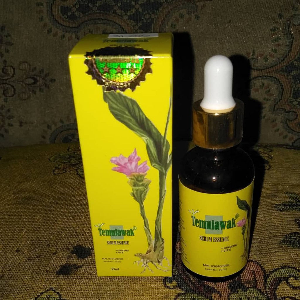 SERUM TEMULAWAK ORIGINAL HOLO EMAS BESAR 30 ml Whitening Essence