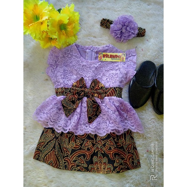 kebaya bayi lucu modern REAL PICT