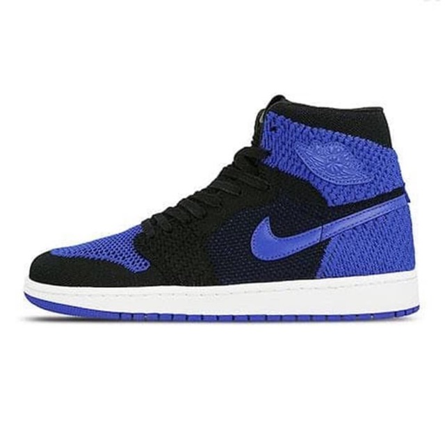 Sepatu Nike Air Jordan 1 Retro High Flyknit Blue Authentic