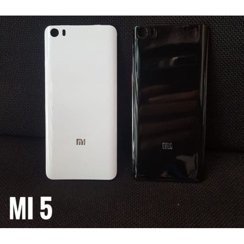 BACKDOOR TUTUP BATERAI XIAOMI MI 5 BAHAN KACA ORIGINAL