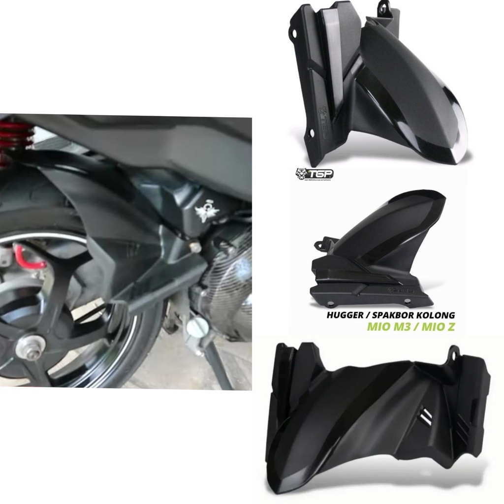 Spakbor Kolong Hugger TGP Mio M3 Mio Z Full Black