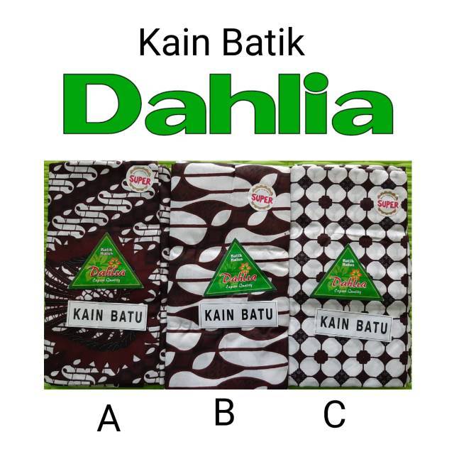 KAIN BATU DAHLIA / SARUNG JARIK  BATU DAHLIA