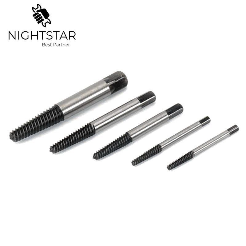 Pembuka Baut Rusak Sekrup Dol | Screw Extractor Broken Striped Screw Remover - Hand Tap Balik Pembuka Baut Rusak - Screw Extractor Set